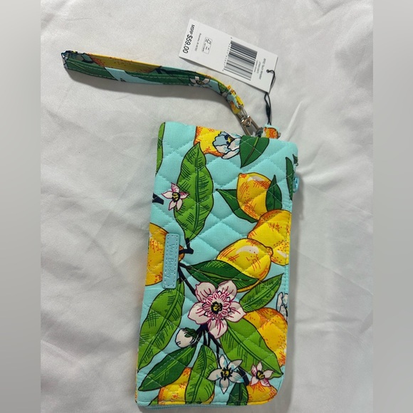 Vera Bradley Lemon Grove RFID Tech Wristlet - Picture 3 of 7
